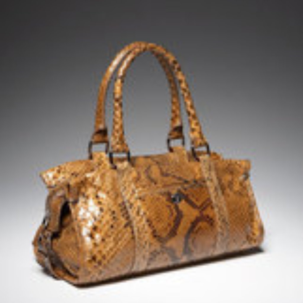 Lambertson Truex Python Satchel